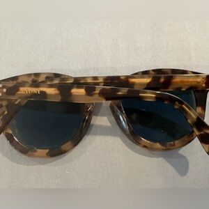 Celine Tortoiseshell Round Sunglasses - Brown/Black